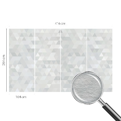 Papier peint panoramique de haute qualité avec un motif gris