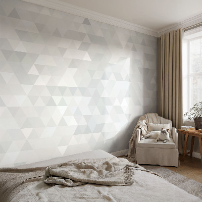 Papier peint panoramique de haute qualité avec un motif gris