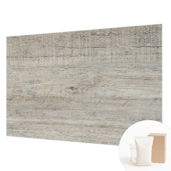 Papier peint photographique sur tissu non tissé anneaux en bois