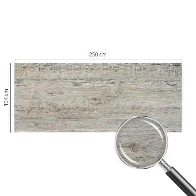 Papier peint photographique sur tissu non tissé anneaux en bois