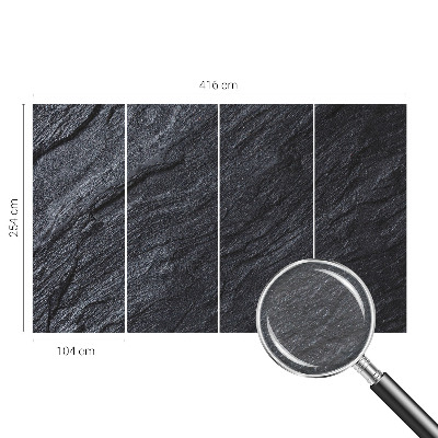 Papier peint photographique salon avec une texture pierre naturelle