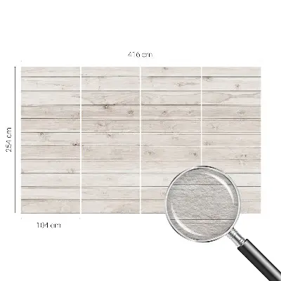 Papier peint photo sur tissu non tissé Bois naturel