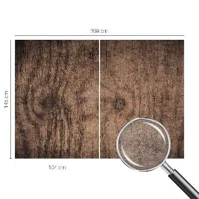 Papier peint photographique sur tissu non tissé Bois rustique