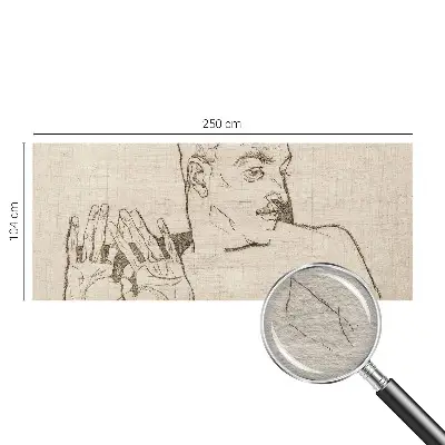 Papier peint photographique sur tissu non tissé Un caractère distinctif