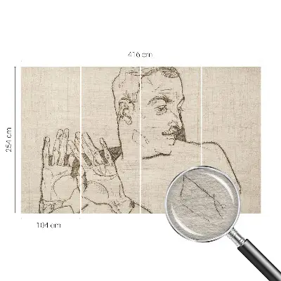 Papier peint photographique sur tissu non tissé Un caractère distinctif