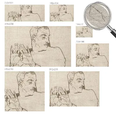 Papier peint photographique sur tissu non tissé Un caractère distinctif