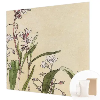 Papier peint photo imprimé sur tissu non tissé élégance florale