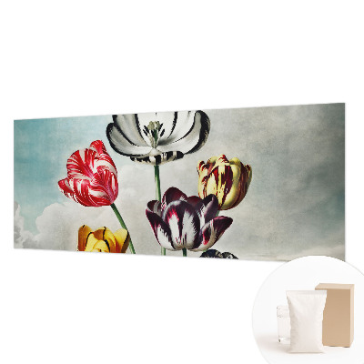 Papier peint panoramique moderne Farebné tulipány