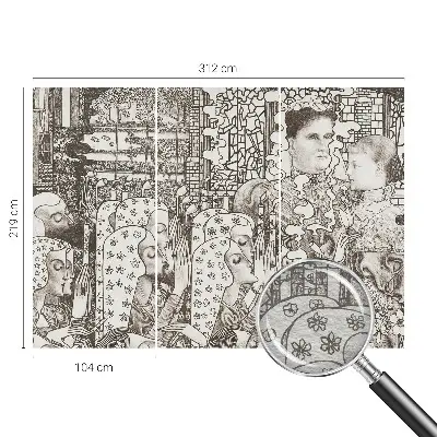 Papier peint photo grand format pour le mur Portraits floraux