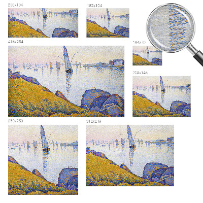 Papier peint panoramique intissé moderne avec motif « Odraz plachty »