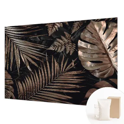 Papier peint photo grand format pour le mur feuilles exotiques