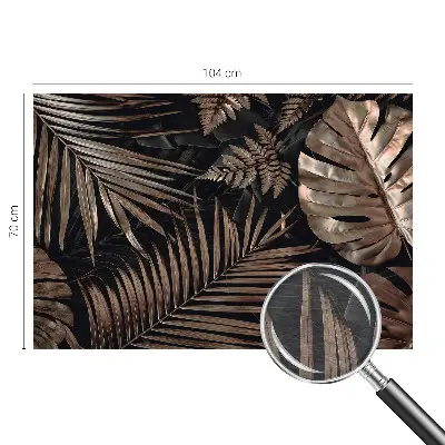 Papier peint photo grand format pour le mur feuilles exotiques