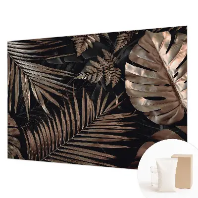 Papier peint photo grand format pour le mur feuilles exotiques