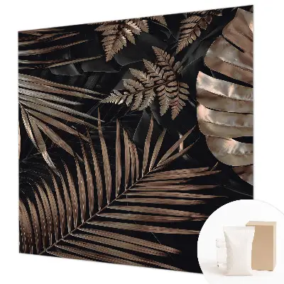 Papier peint photo grand format pour le mur feuilles exotiques
