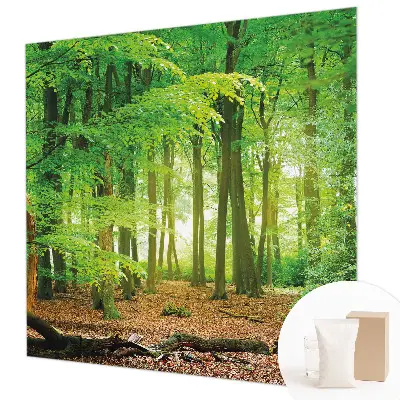 Papier peint photo imprimé sur tissu non tissé Forêt verte