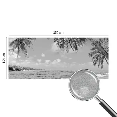 Papier peint photographique sur tissu non tissé paradis tropical
