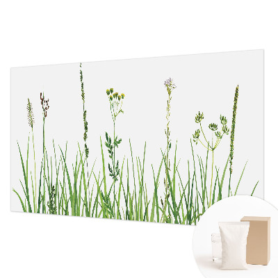 Papier peint panoramique chambre avec un motif de fine flore