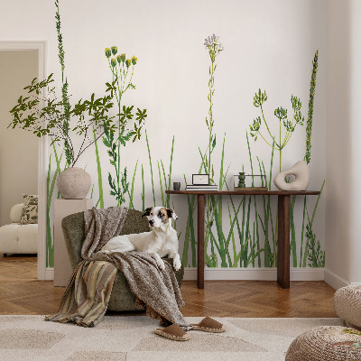 Papier peint panoramique chambre Jemná flóra