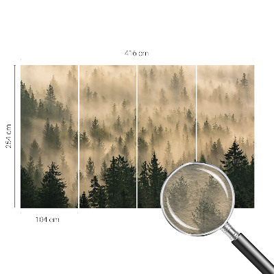 Papier peint panoramique tendance Lesná hmla
