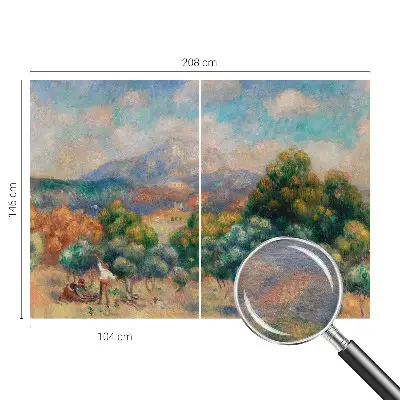 Papier peint photo imprimé sur tissu non tissé paysage de montagne