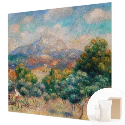 Papier peint photo imprimé sur tissu non tissé paysage de montagne