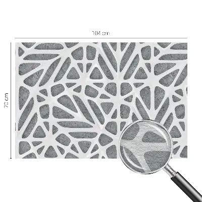 Papier peint photographique sur tissu non tissé Réseau géométrique