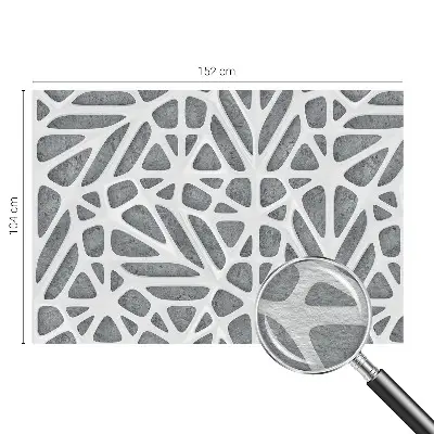 Papier peint photographique sur tissu non tissé Réseau géométrique