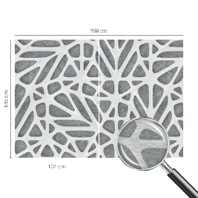 Papier peint photographique sur tissu non tissé Réseau géométrique