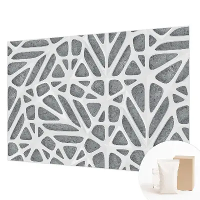 Papier peint photographique sur tissu non tissé Réseau géométrique