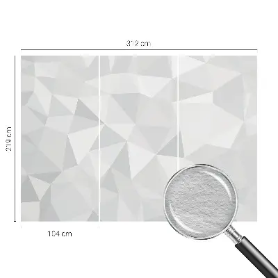 Papier peint intissé imprimé Mosaïque triangulaire