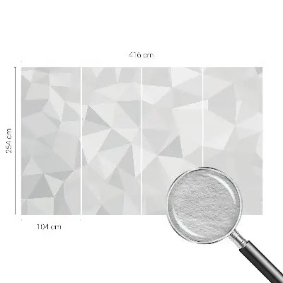 Papier peint intissé imprimé Mosaïque triangulaire