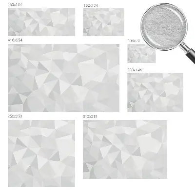 Papier peint intissé imprimé Mosaïque triangulaire