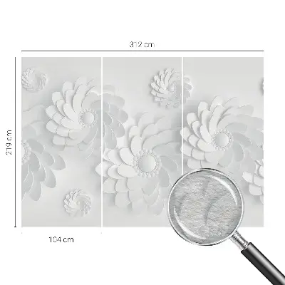 Papier peint photographique intissé élégance florale