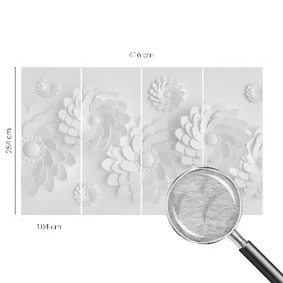 Papier peint photographique intissé élégance florale