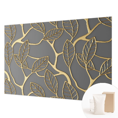 Tapisserie murale avec un motif de feuilles élégantes
