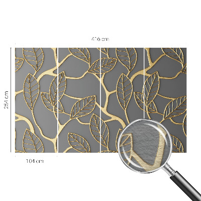 Tapisserie murale Elegantné listy