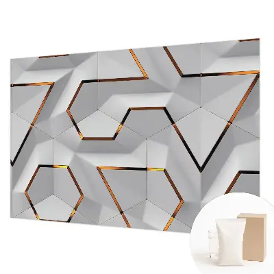 Papier peint intissé Motifs tridimensionnels