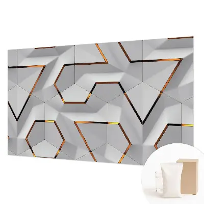 Papier peint intissé Motifs tridimensionnels