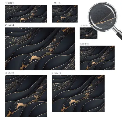 Papier peint photo grand format pour le mur Ondulations élégantes