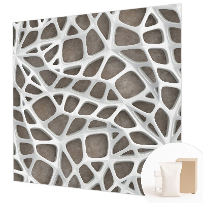 Papier peint chambre moderne Geometrická sieť