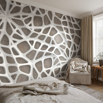 Papier peint chambre moderne Geometrická sieť