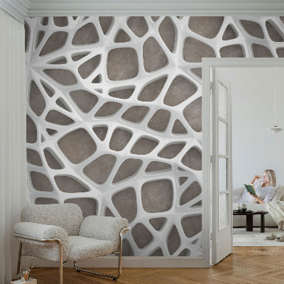 Papier peint chambre moderne Geometrická sieť