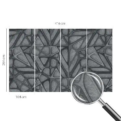 Papier peint photographique sur tissu non tissé Motifs géométriques