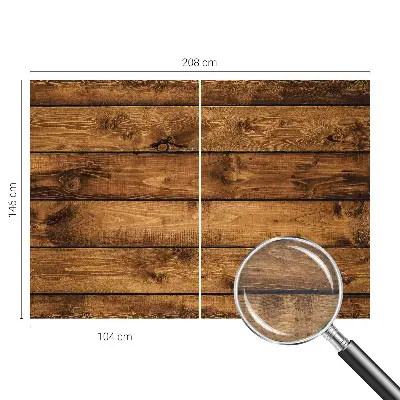 Papier peint photographique intissé planches de bois