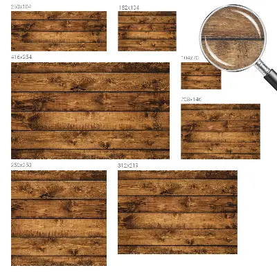 Papier peint photographique intissé planches de bois
