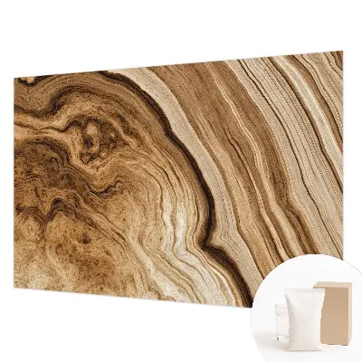 Papier peint photo imprimé sur tissu non tissé Grain de bois