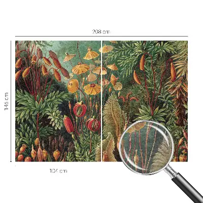 Papier peint intissé imprimé jardin exotique