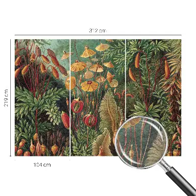 Papier peint intissé imprimé jardin exotique