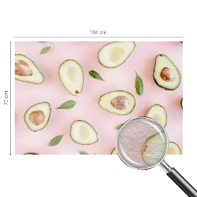 Papier peint photographique sur tissu non tissé Composition de l'avocat