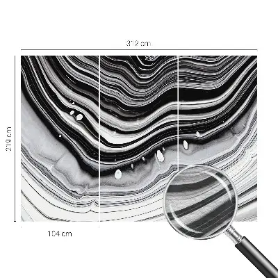Papier peint intissé ondes optiques